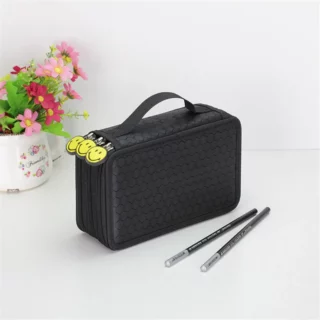 Grande Trousse Noire à Crayons