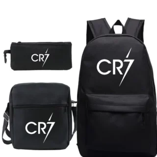 Pack Rentrée Scolaire CR7 Cartable + Sacoche + Trousse