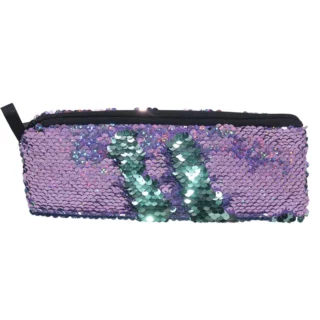 Trousse à Paillettes Violette