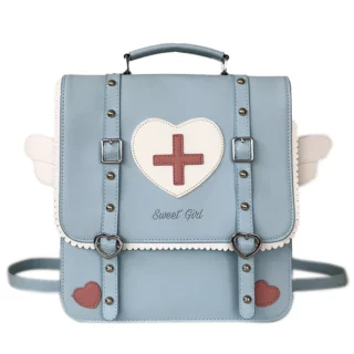 Cartable Japonais Bleu en Cuir