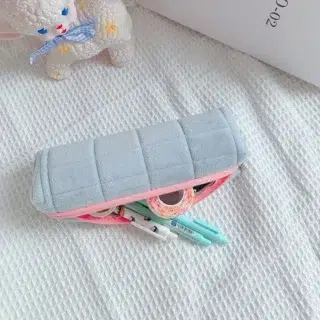 Trousse de Devoirs Kawaii Bleu