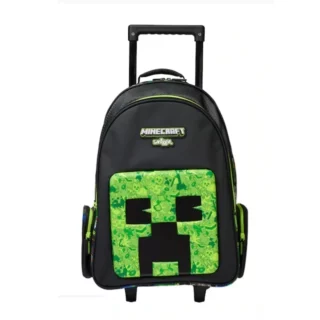 Cartable à Roulettes Minecraft Pour Enfant