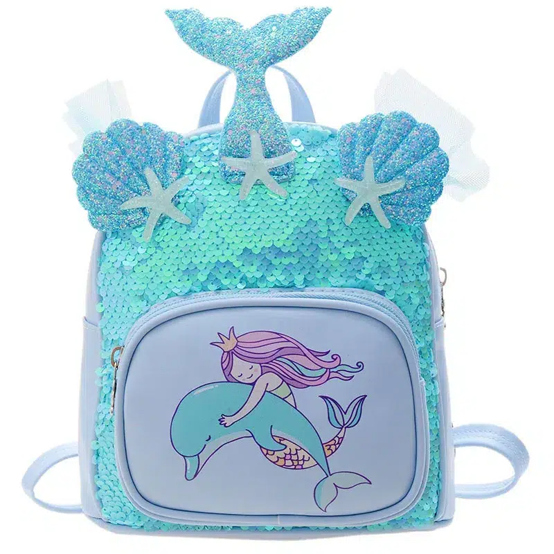 Kinderrugzak met Zeemeerminnenontwerp en Pailletten Cartable Sirène à Paillettes