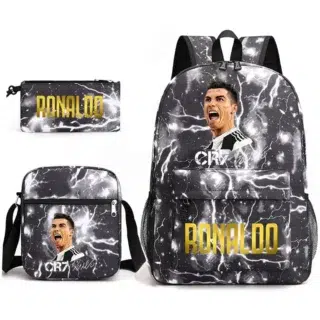 Pack Rentrée Scolaire Cristiano Ronaldo Cartable + Sacoche + Trousse