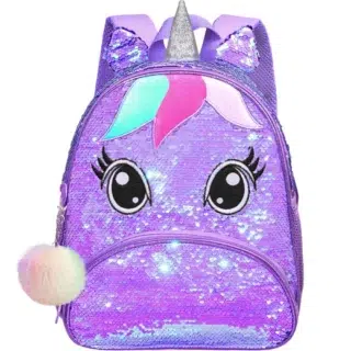 Cartable Licorne à Paillettes