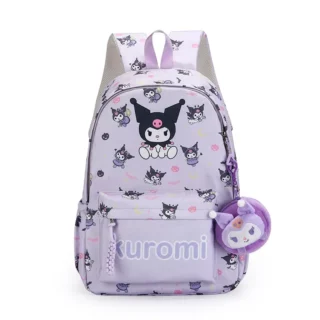 Cartable Kawaii Kuromi Violet