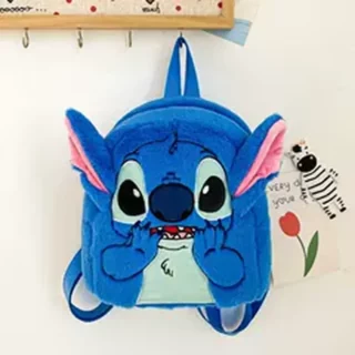 Cartable en Peluche Stitch Pour Garçon