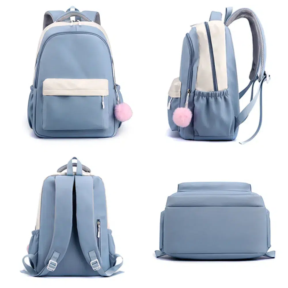 Kinder Rugzak Eenhoorn Kat Pastel Design Cartable Chat Pour Enfant