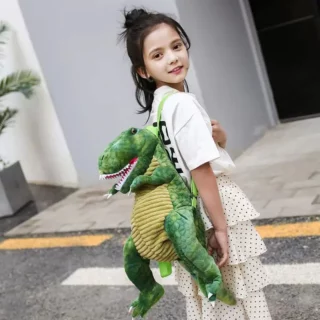Sac à Dos en Peluche Dinosaure T-Rex