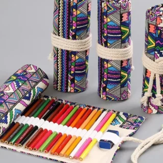 Trousse de Fournitures de Dessin 48 Trous