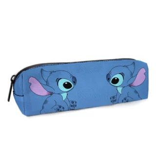 Trousse de Rangement Scolaire Stitch Bleu