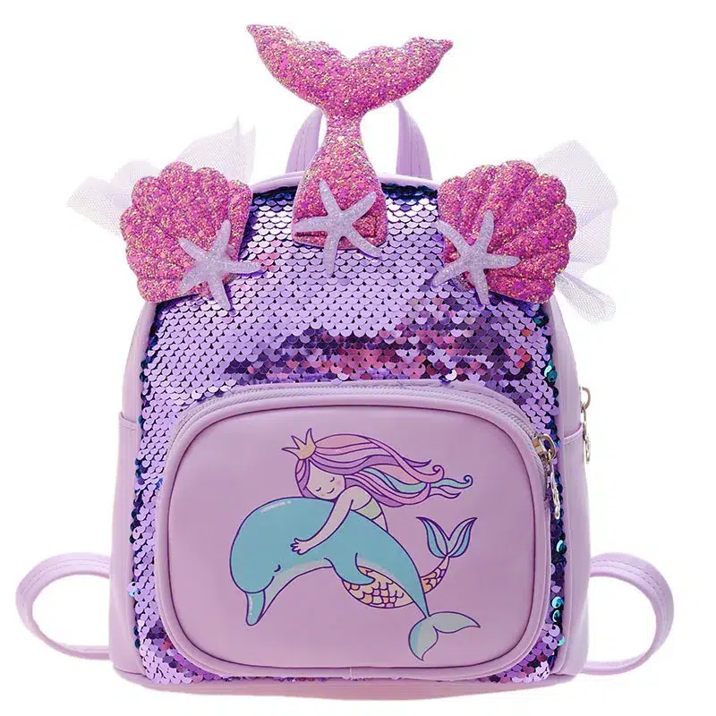 Kinderrugzak met Zeemeerminnenontwerp en Pailletten Cartable Sirène à Paillettes