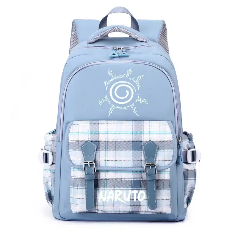 Naruto Rugzak Blauw Met Karakteristieke Details Cartable Naruto Soleil
