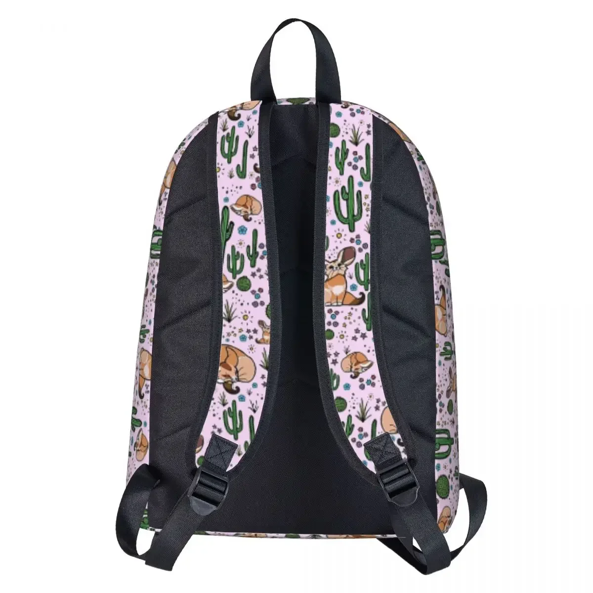 Kinder Rugzak Roze met Slapende Vossen Cartable Renard Pour Fille