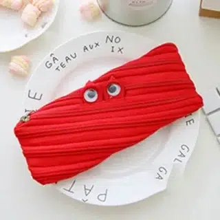 Trousse École Rouge Kawaii