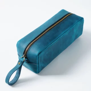 Trousse Scolaire en Cuir de Vachette
