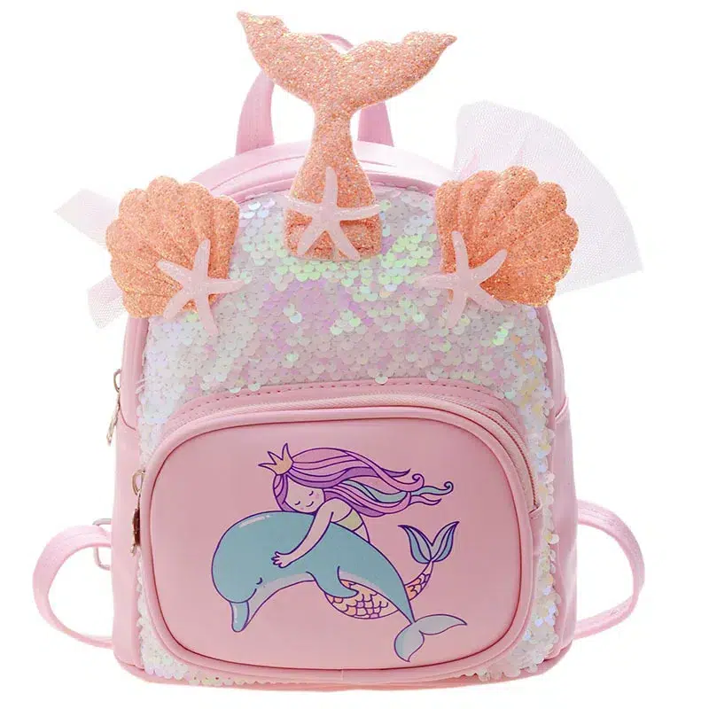 Kinderrugzak met Zeemeerminnenontwerp en Pailletten Cartable Sirène à Paillettes