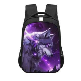 Cartable Loup pour Filles