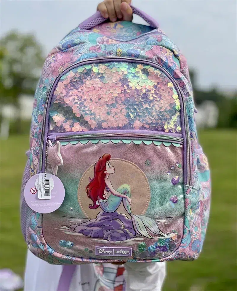 Rugzak La Petite Sirène met Pailletten Cartable Fille Petite Sirène