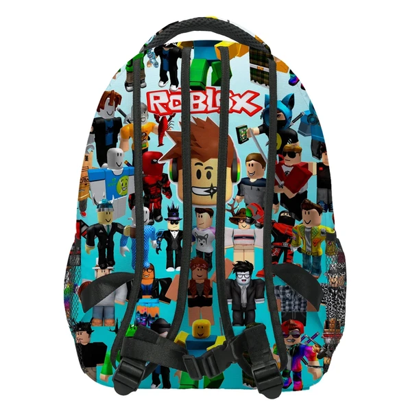 Roblox Rugzak Kinderen Blauw met Personages Cartable Roblox Résistant