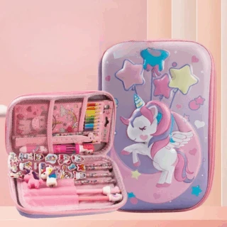 Trousse Licorne Scolaire Kawaii