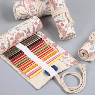 Trousse Scolaire à Crayons 24 Trous