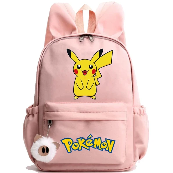 Pokémon rugzak met Pikachu of Gengar Cartable Rose Pokémon Pikachu