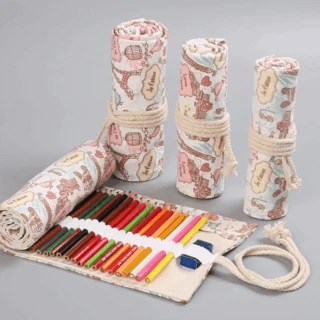 Trousse Scolaire à Crayons 24 Trous