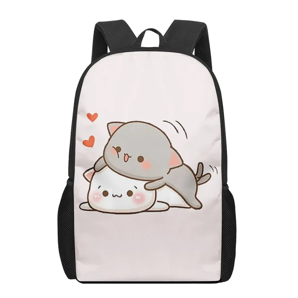 Kinder Rugzak Pastel met Kawaii Katten Cartable Chat Primaire