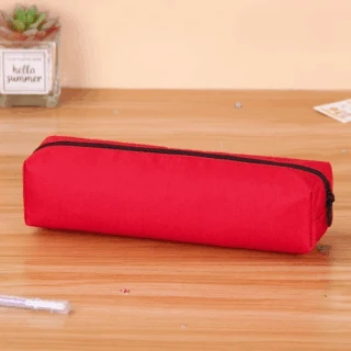 Trousse de Rangement Scolaire Rouge